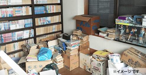 子供部屋の片付けに伴って発生した廃品の回収をご依頼いただいたケース