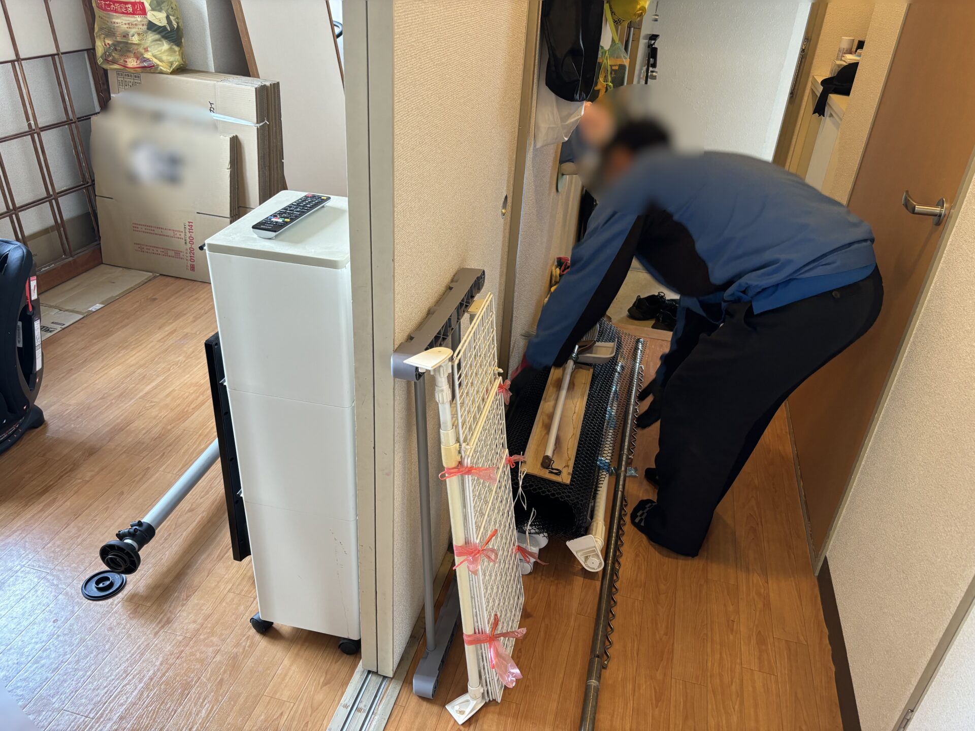 「3DKのマンションのお部屋から蛍光灯などをお引き取りしました」作業写真